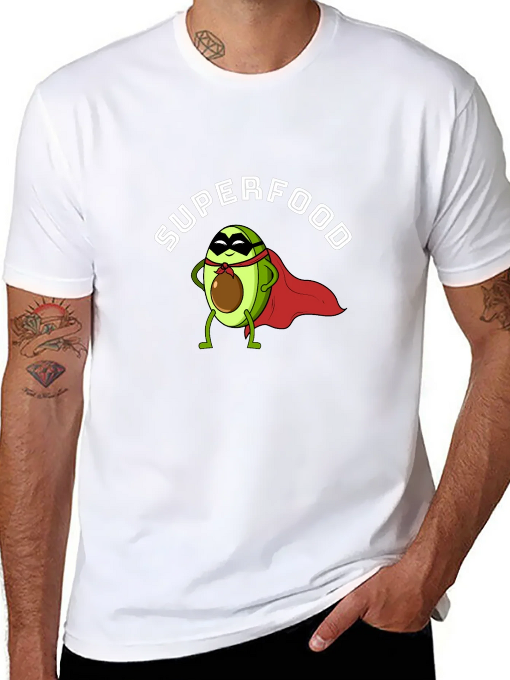Superfood Avocado Hero T-Shirt product image 7