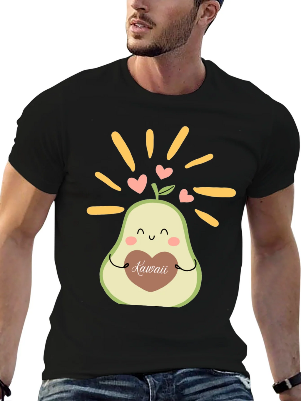 Kawaii Avocado Graphic Tee - Cute & Stylish T-Shirt product image 4