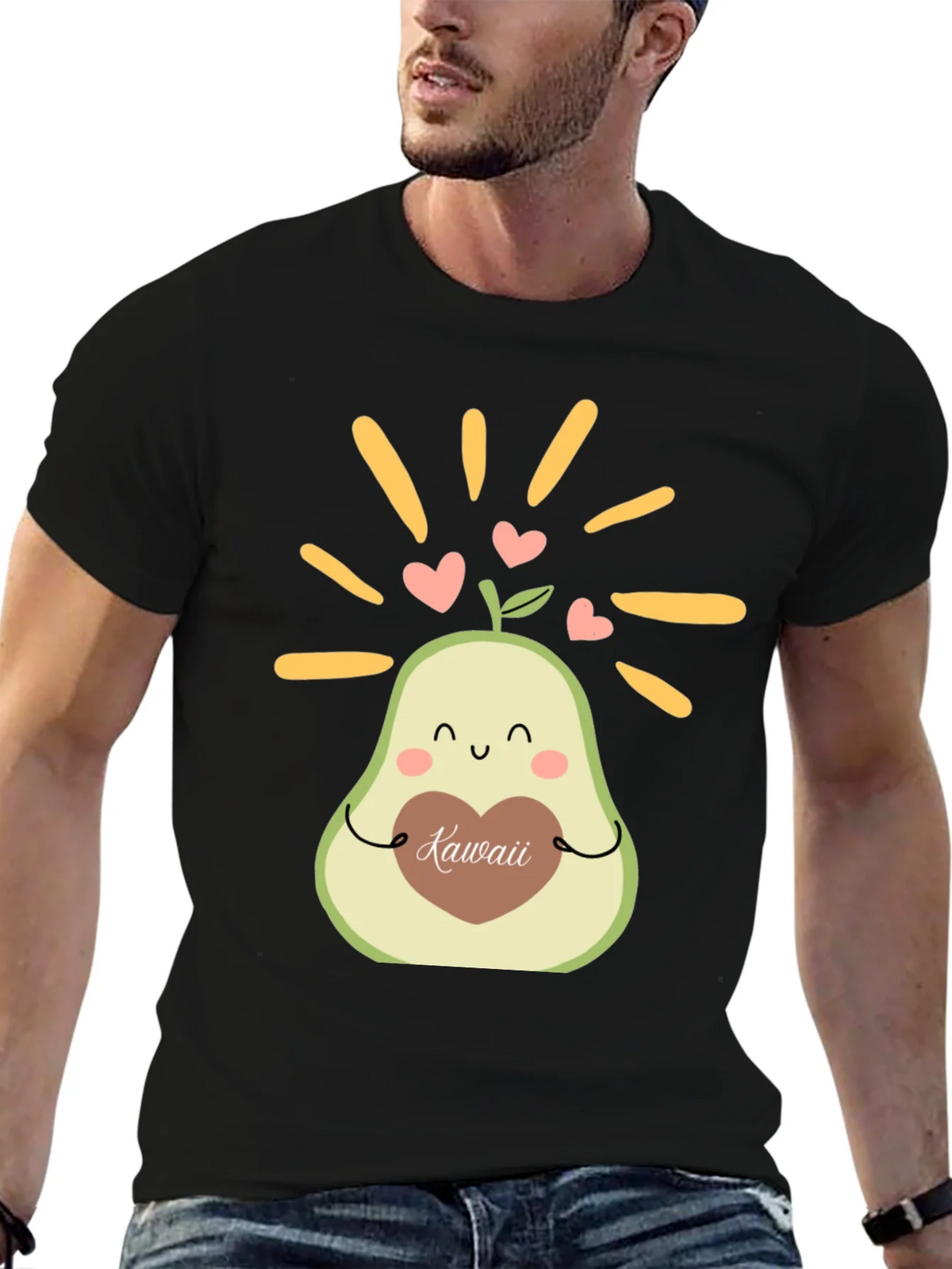 Kawaii Avocado Graphic Tee - Cute & Stylish T-Shirt product image 4