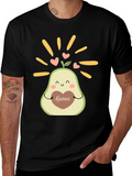 Kawaii Avocado Graphic Tee - Cute & Stylish T-Shirt product image 1