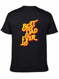 Best Dad Ever Black T-Shirt - Fathers Day Gift product image 1
