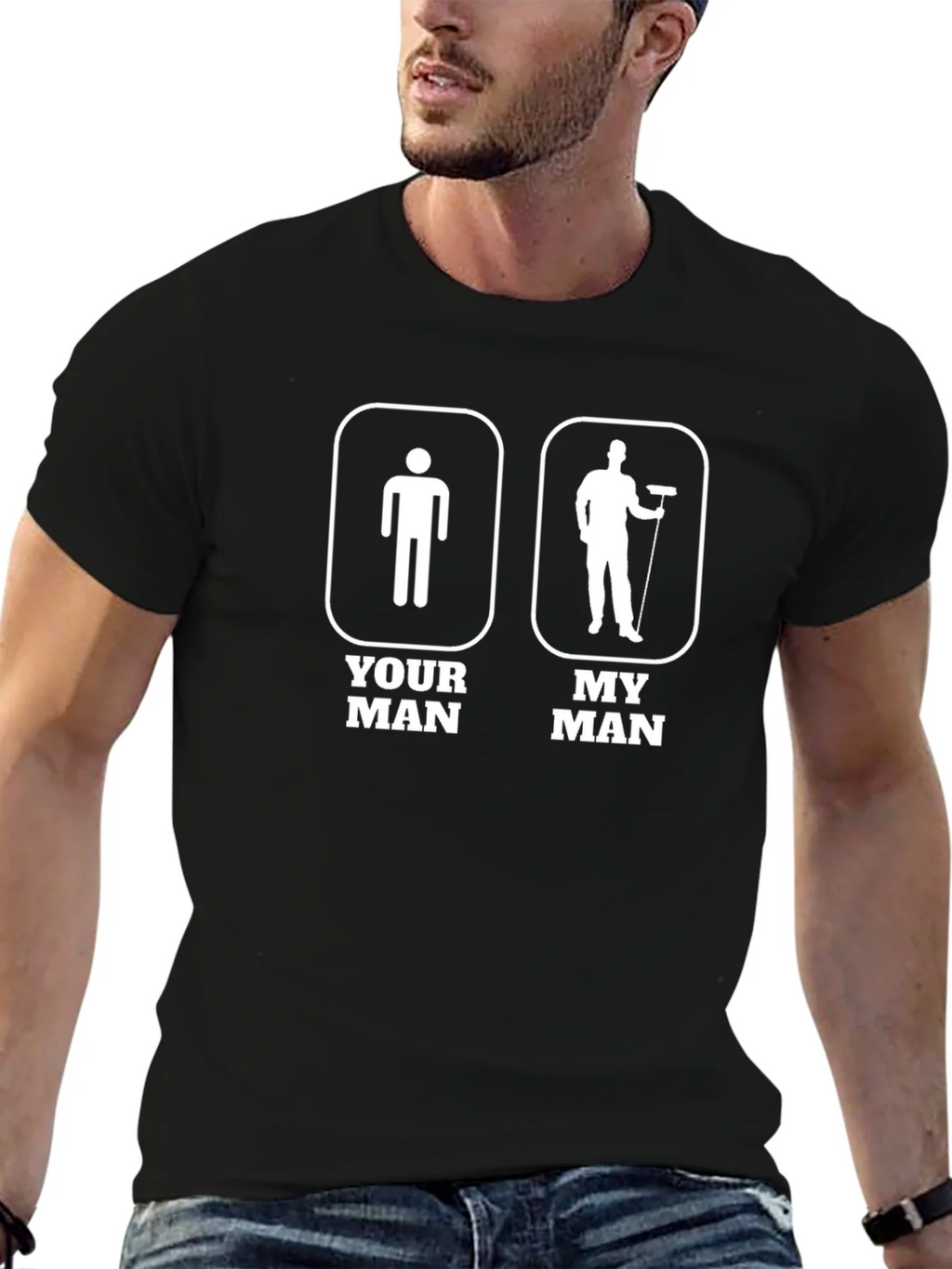 Humorous Your Man My Graphic T-Shirt product image 6