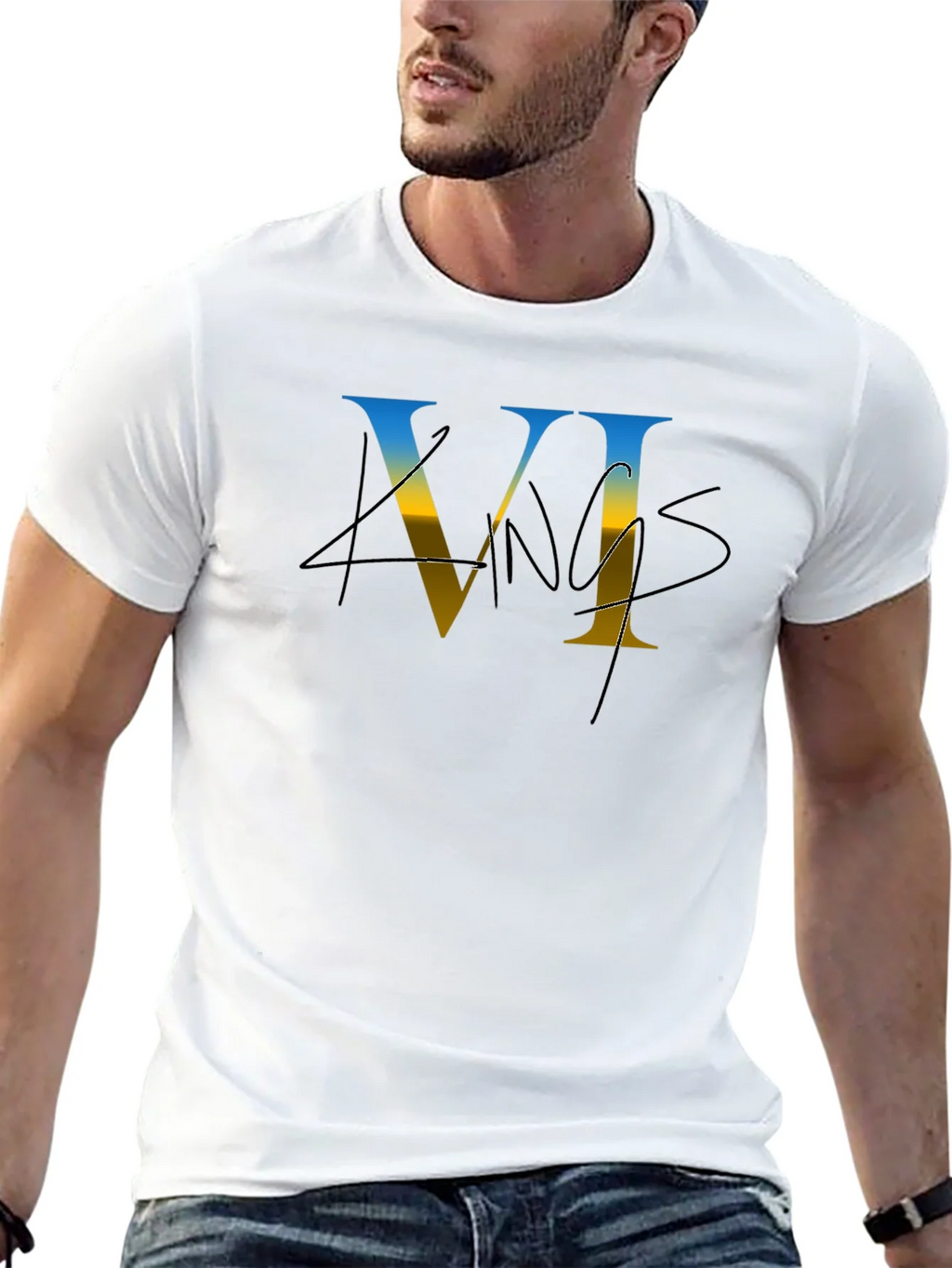 4 Kings VI Black Graphic Tee product image 12