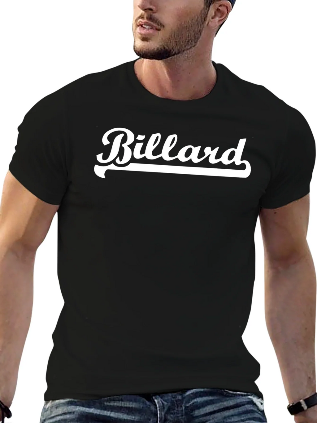 Billiard Graphic Tee - Cool & Casual Black T-Shirt product image 6