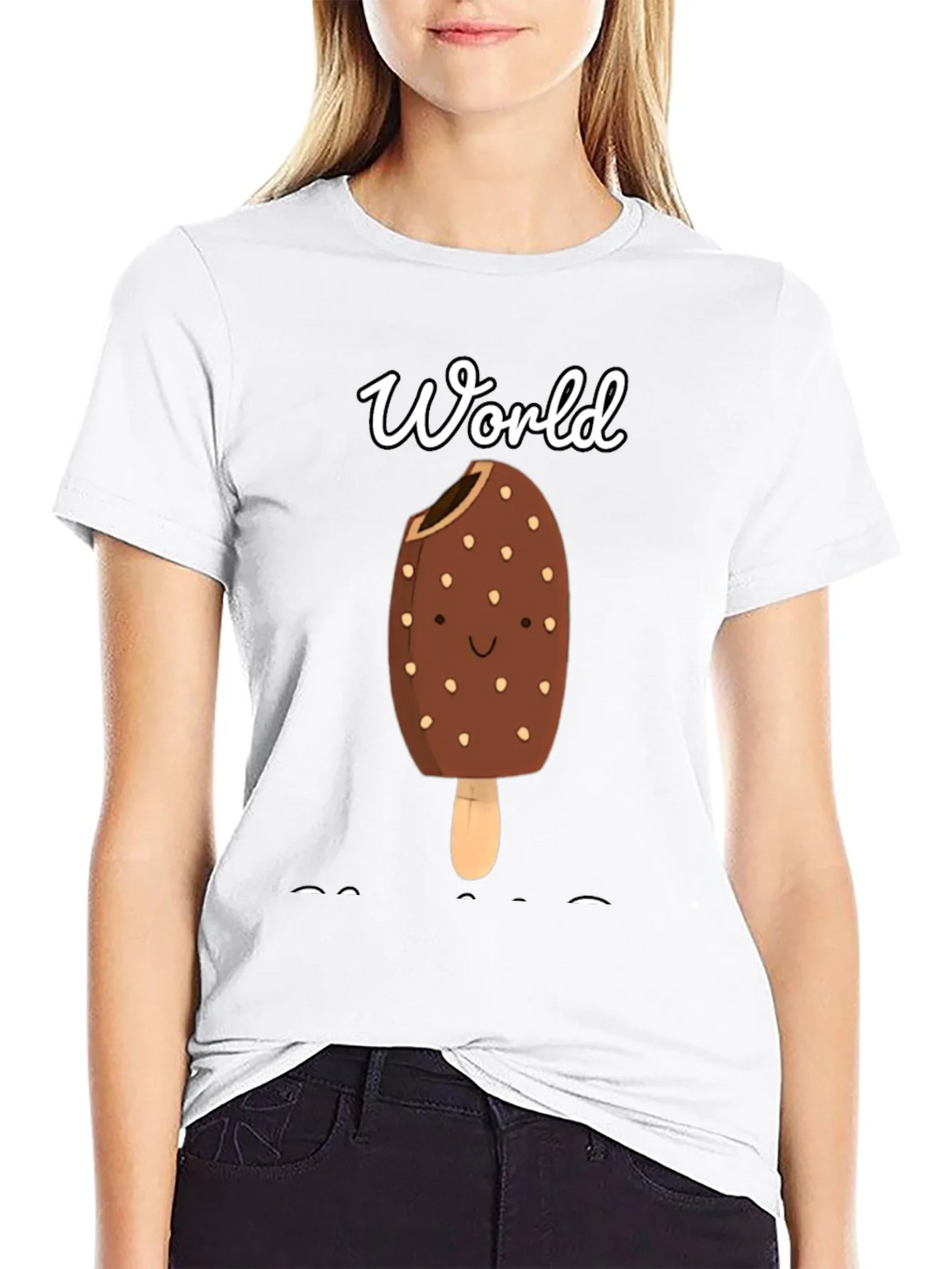 World Ice Cream T-Shirt - Cute & Trendy Mens Tee product image 3