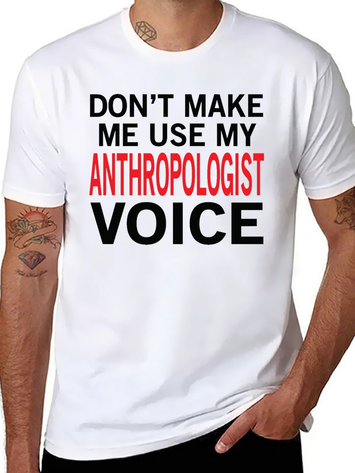 Anthropologist Voice T-Shirt - Funny Profession Tee product image 3