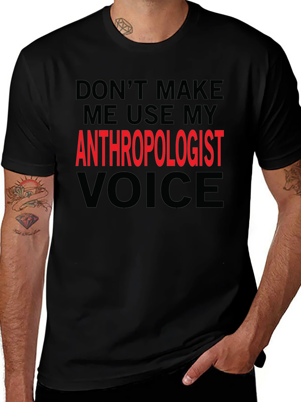 Anthropologist Voice T-Shirt - Funny Profession Tee product image 1