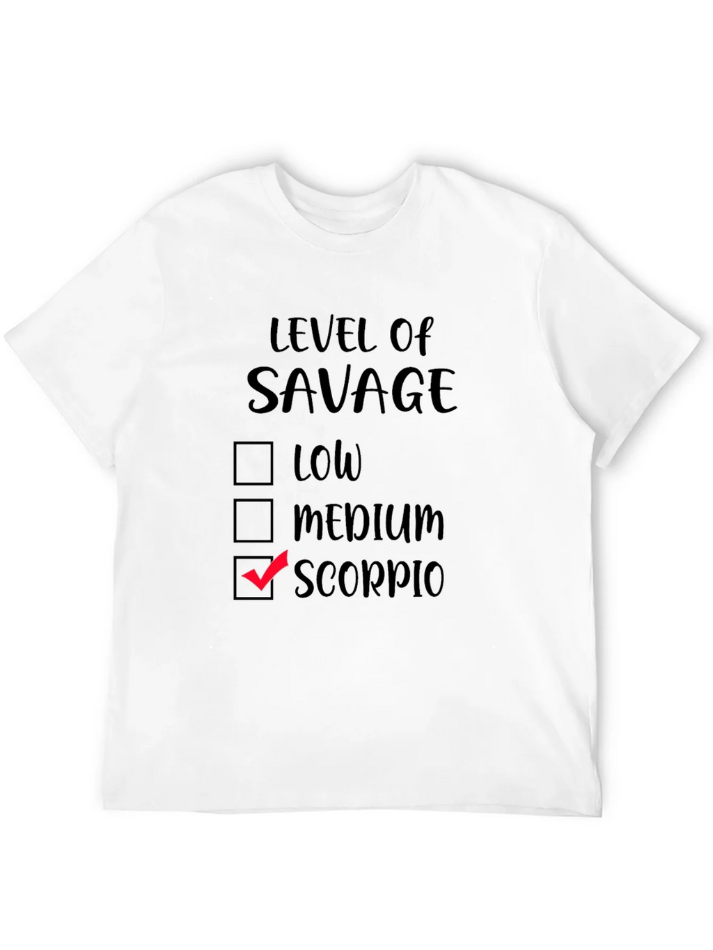 Level of Savage Scorpio Black T-Shirt product image 11