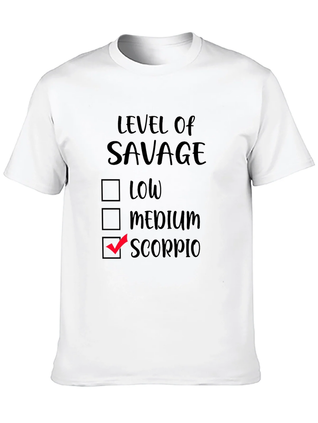 Level of Savage Scorpio Black T-Shirt product image 9