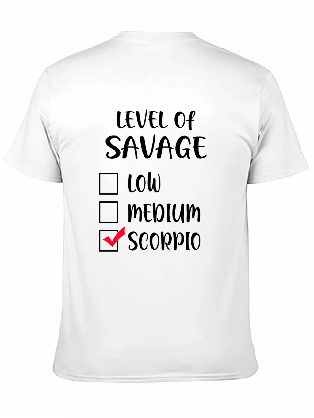 Level of Savage Scorpio Black T-Shirt product image 10