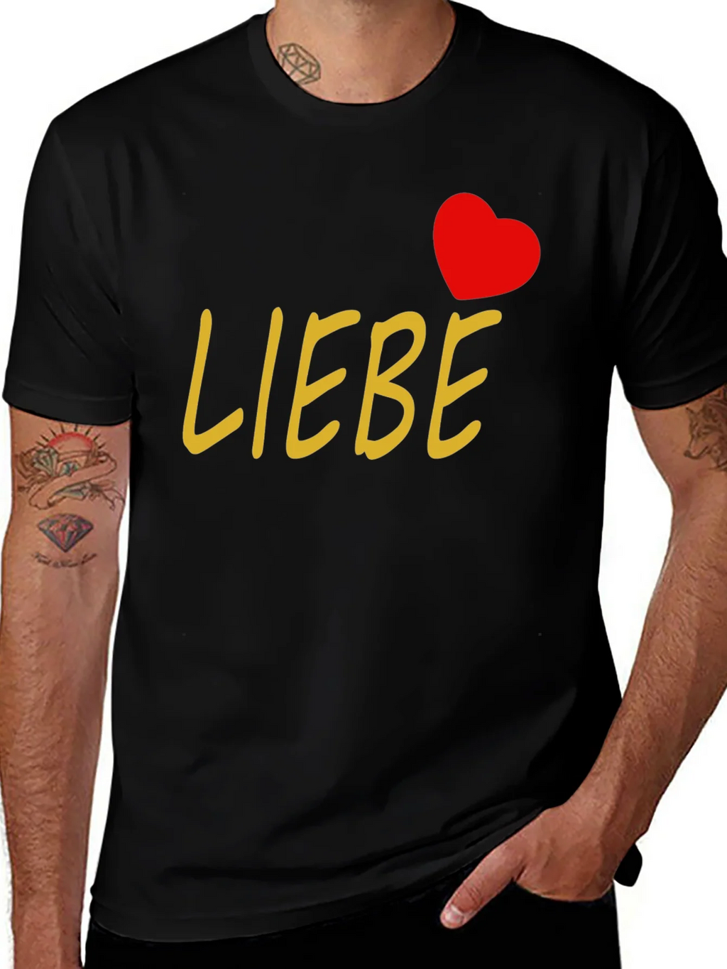 Liebe Love Heart T-Shirt product image 1
