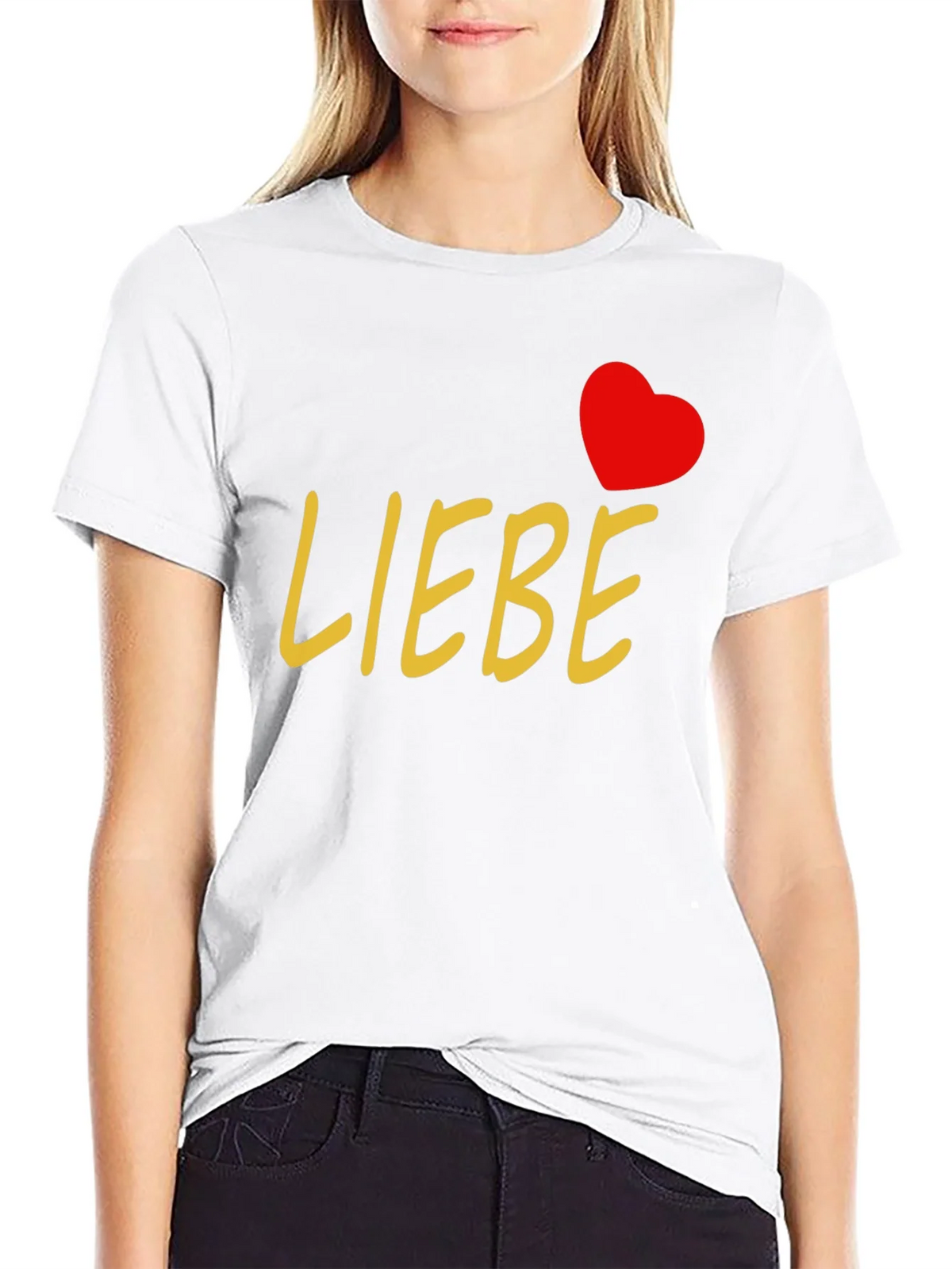 Liebe Love Heart T-Shirt product image 8