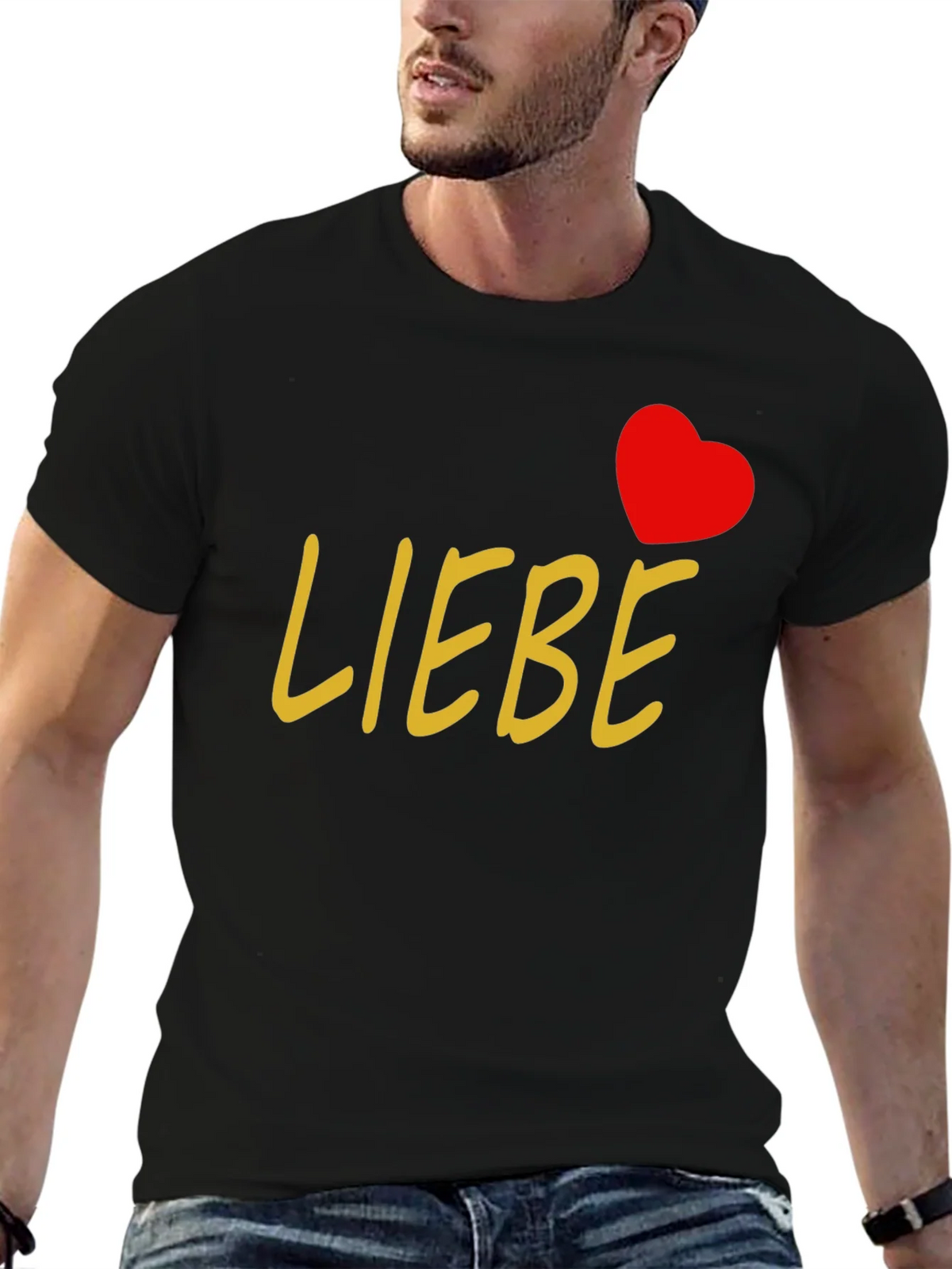 Liebe Love Heart T-Shirt product image 6