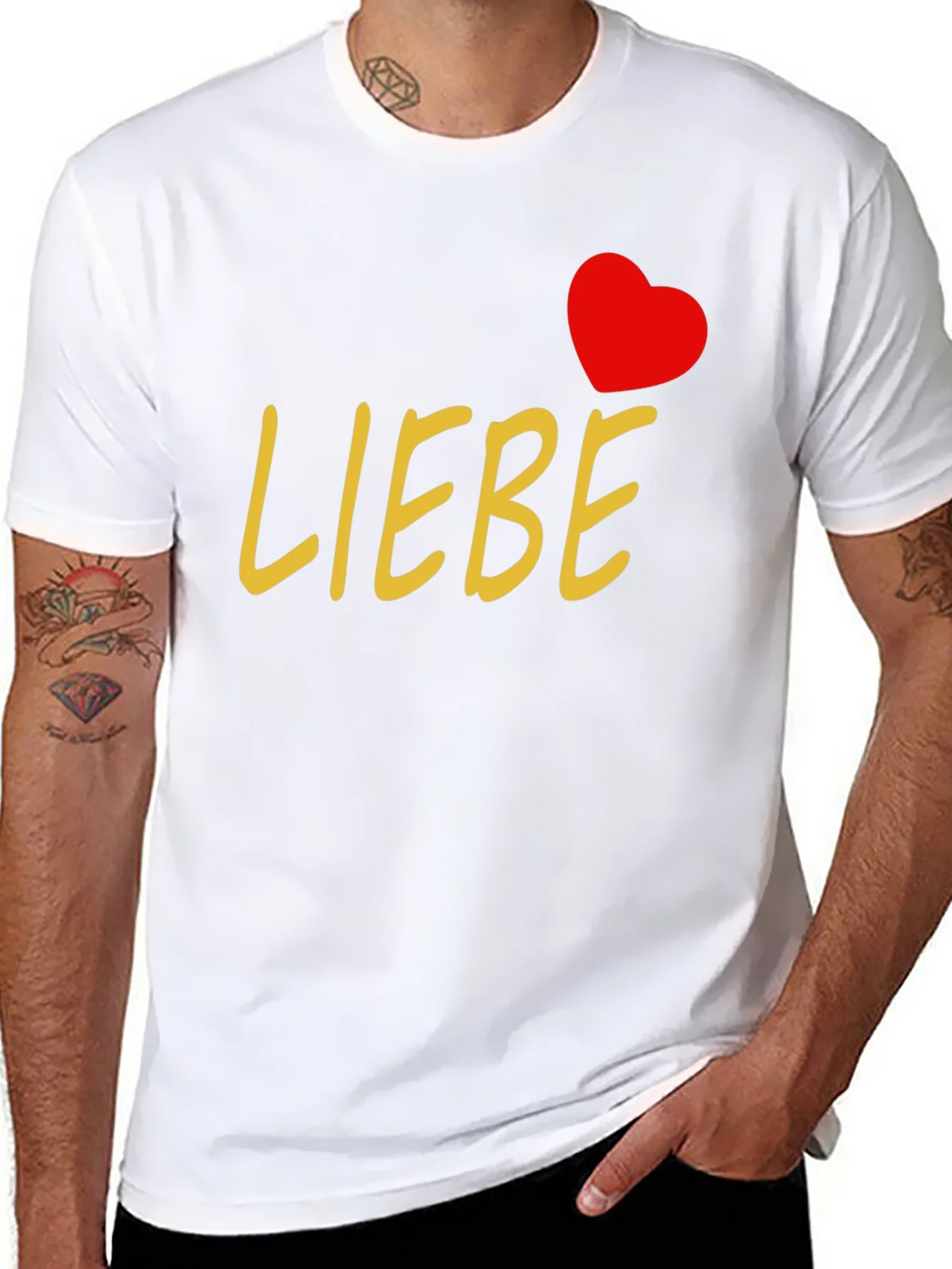 Liebe Love Heart T-Shirt product image 7