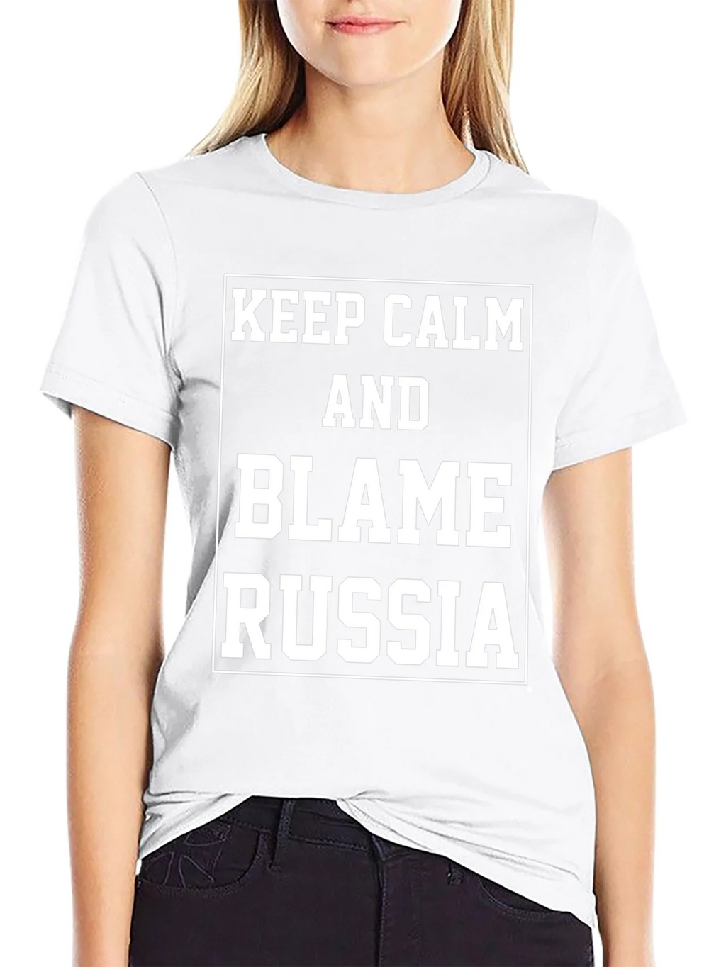 Keep Calm Blame Russia T-Shirt product image 7