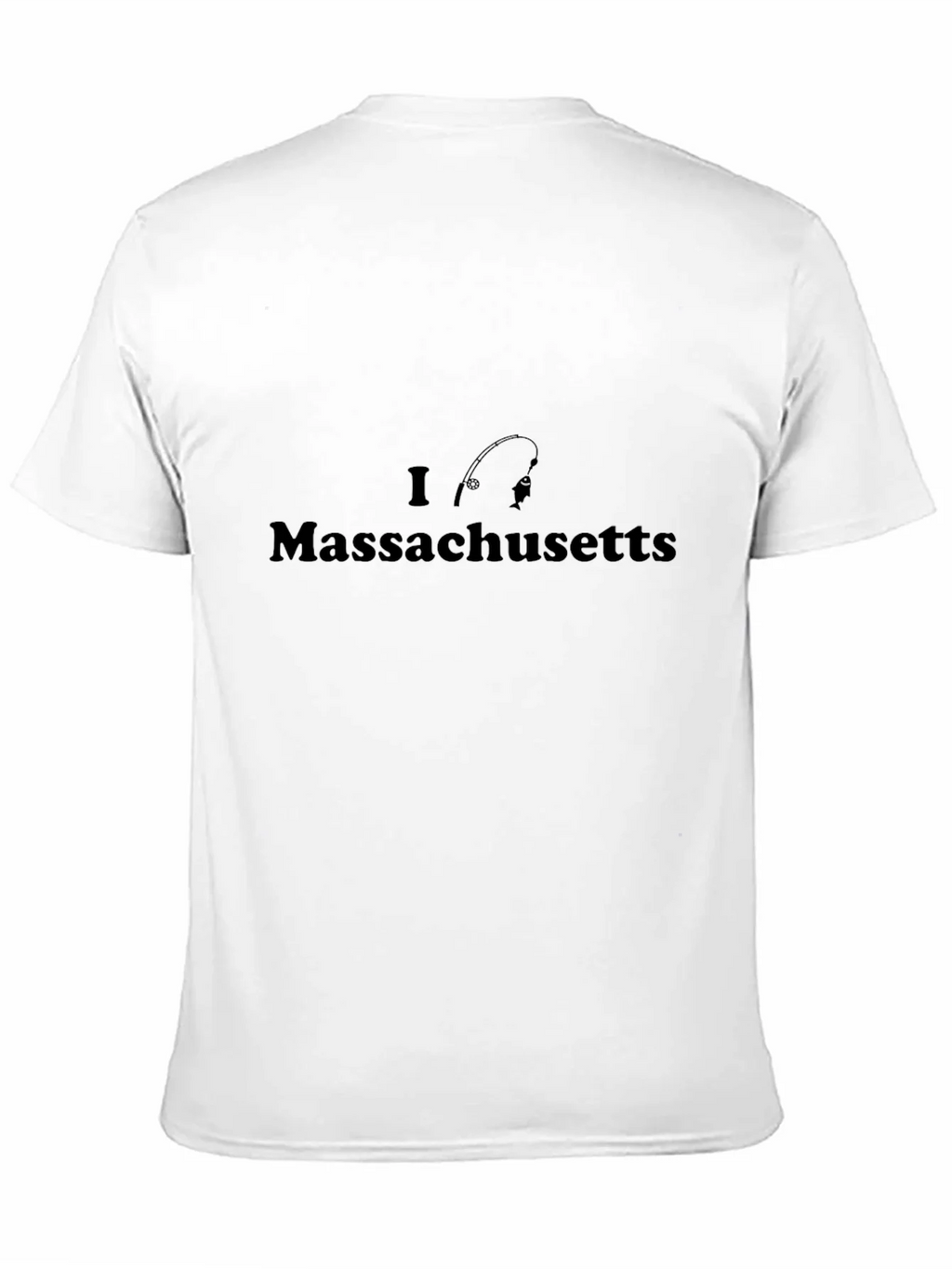 I Love Massachusetts Fishing T-Shirt product image 10