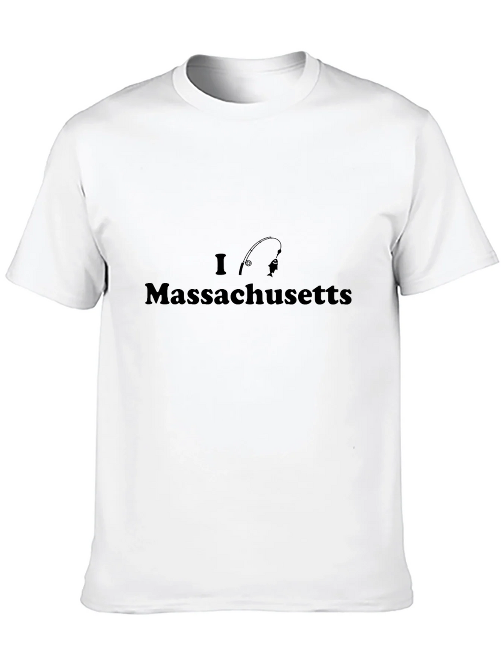 I Love Massachusetts Fishing T-Shirt product image 9