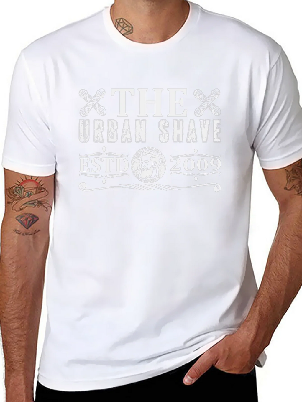 The Urban Shave Est. 2009 Black Graphic T-Shirt product image 7