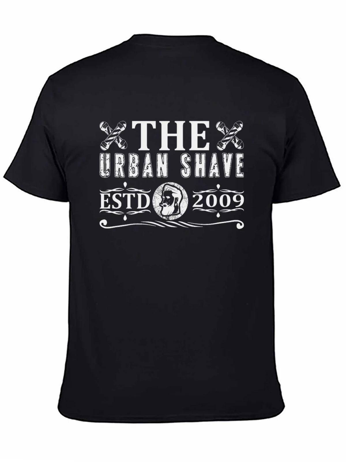 The Urban Shave Est. 2009 Black Graphic T-Shirt product image 4
