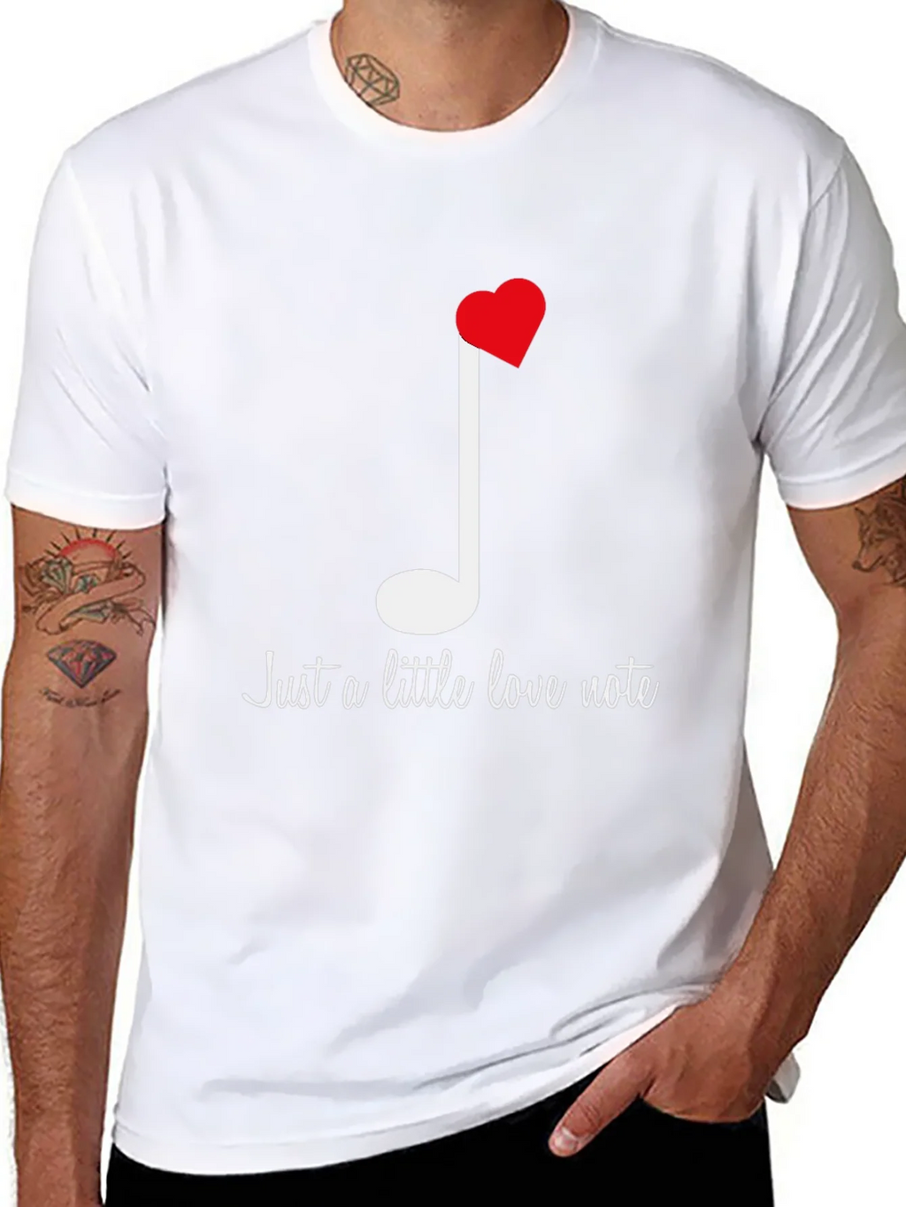 Love Note Graphic Tee - Stylish Music T-Shirt product image 7