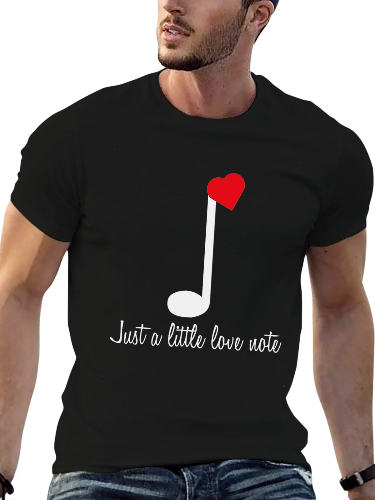 Love Note Graphic Tee - Stylish Music T-Shirt product image 6