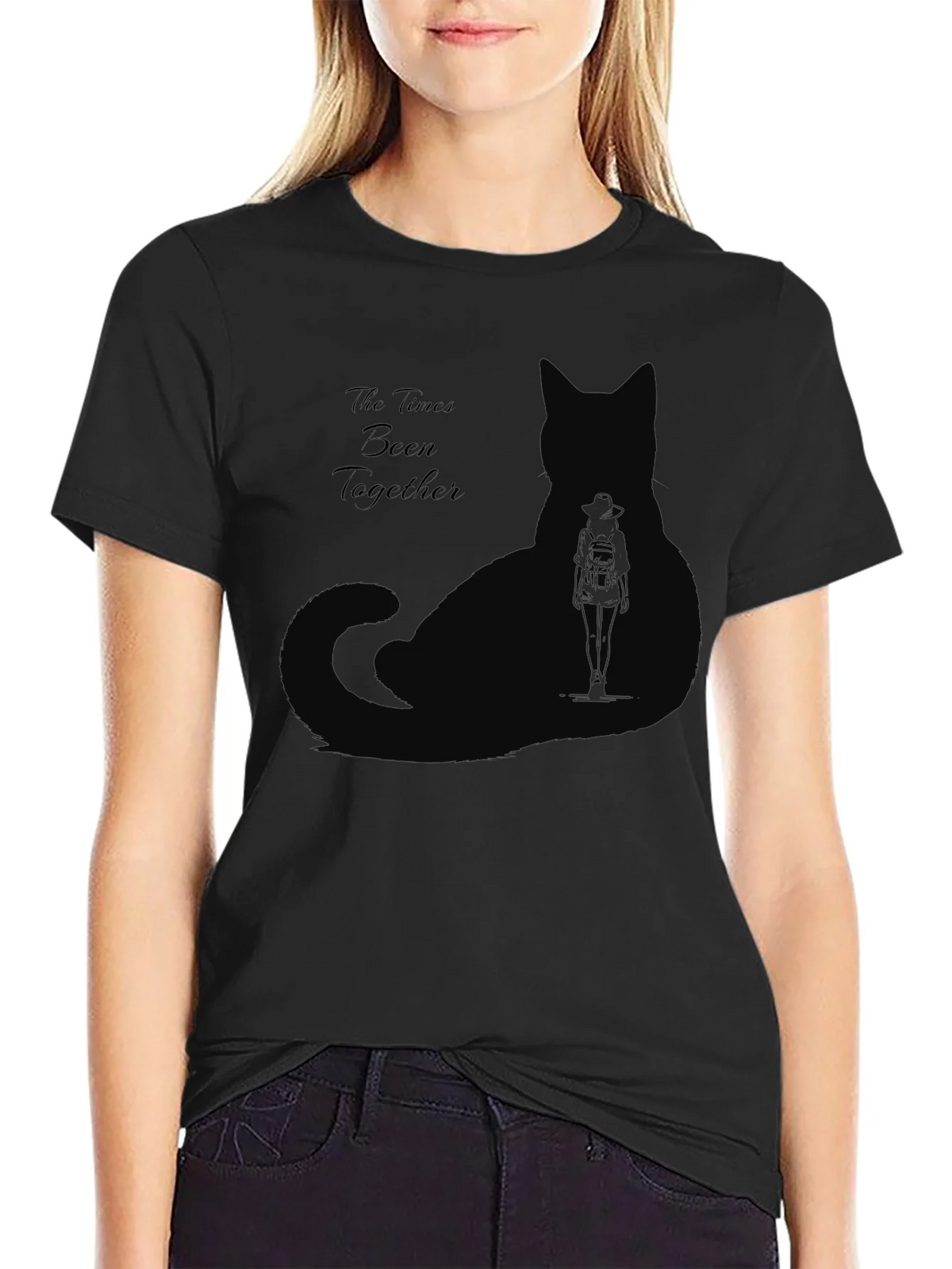 Cat & Cocktails T-Shirt - The Times Been Together product image 2