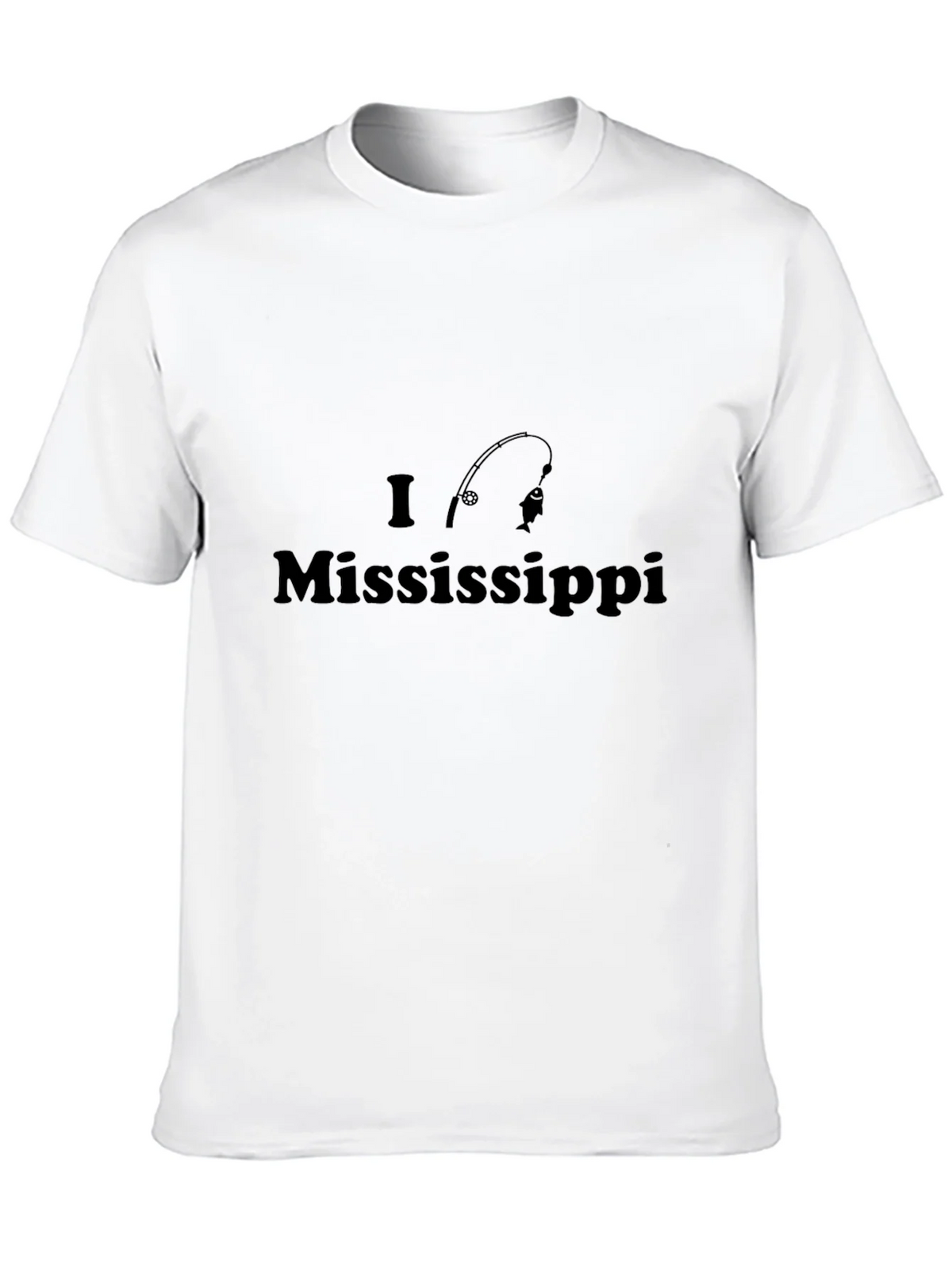 I Love Mississippi Fishing T-Shirt - Black product image 9