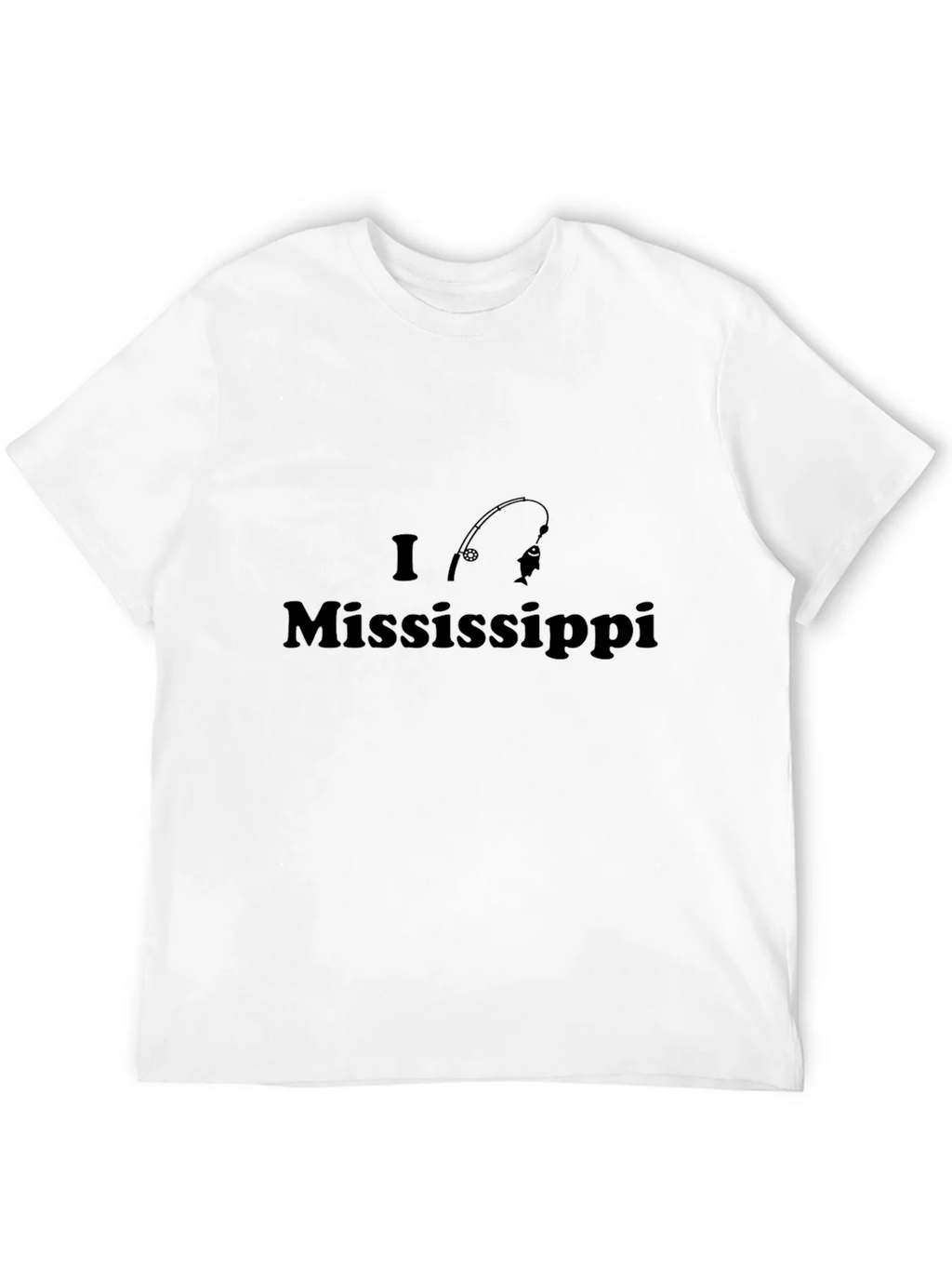 I Love Mississippi Fishing T-Shirt - Black product image 11