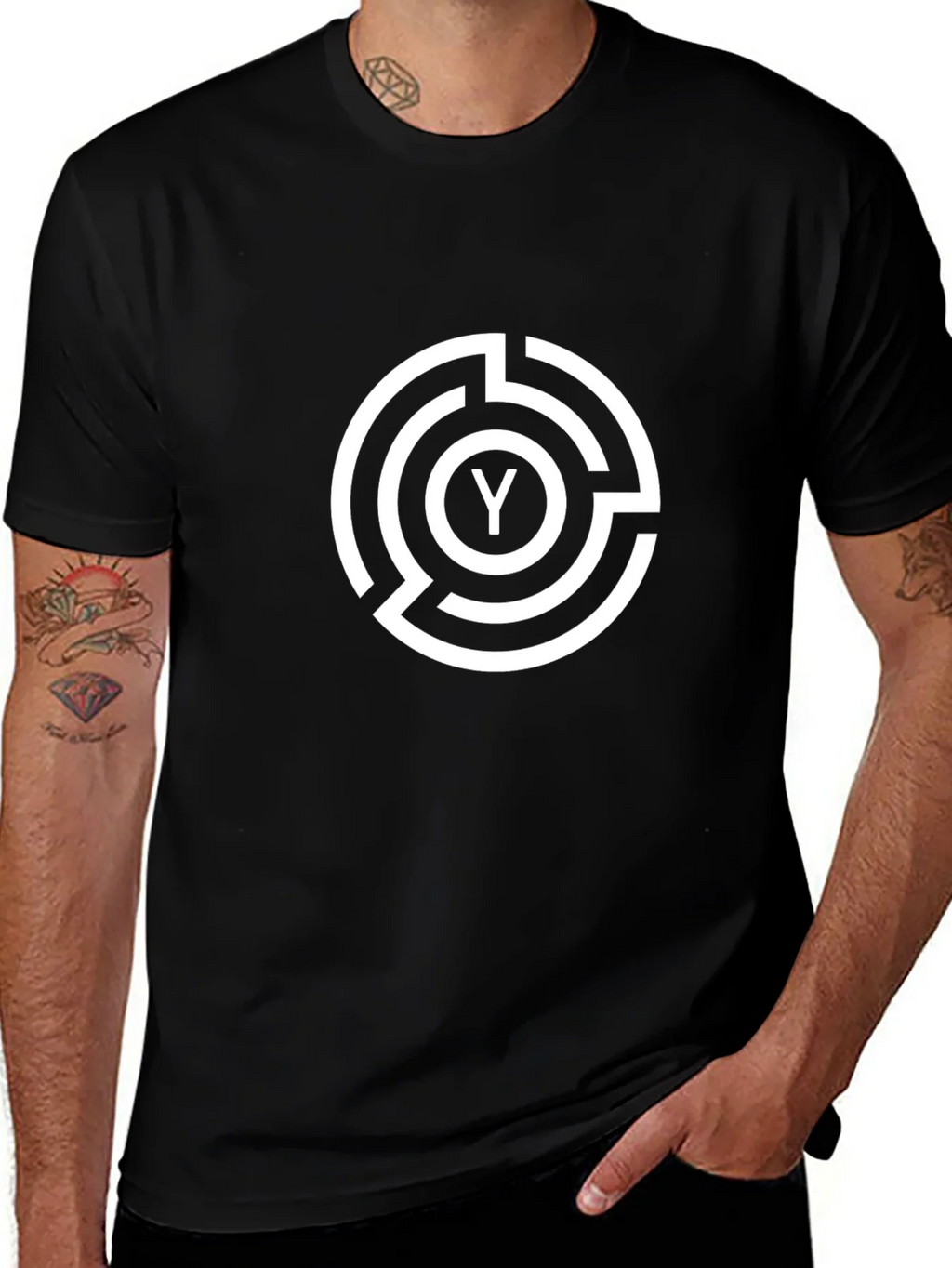 Y Labyrinth Black T-Shirt product image 1