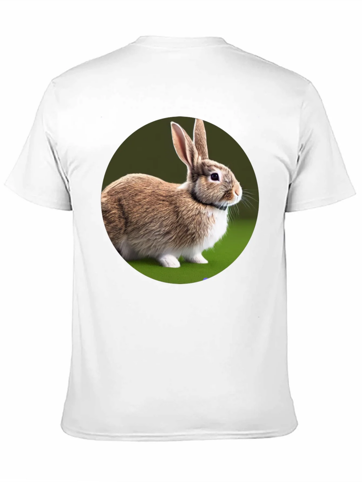 Cute Rabbit Graphic Tee - Soft Cotton Black T-Shirt product image 10