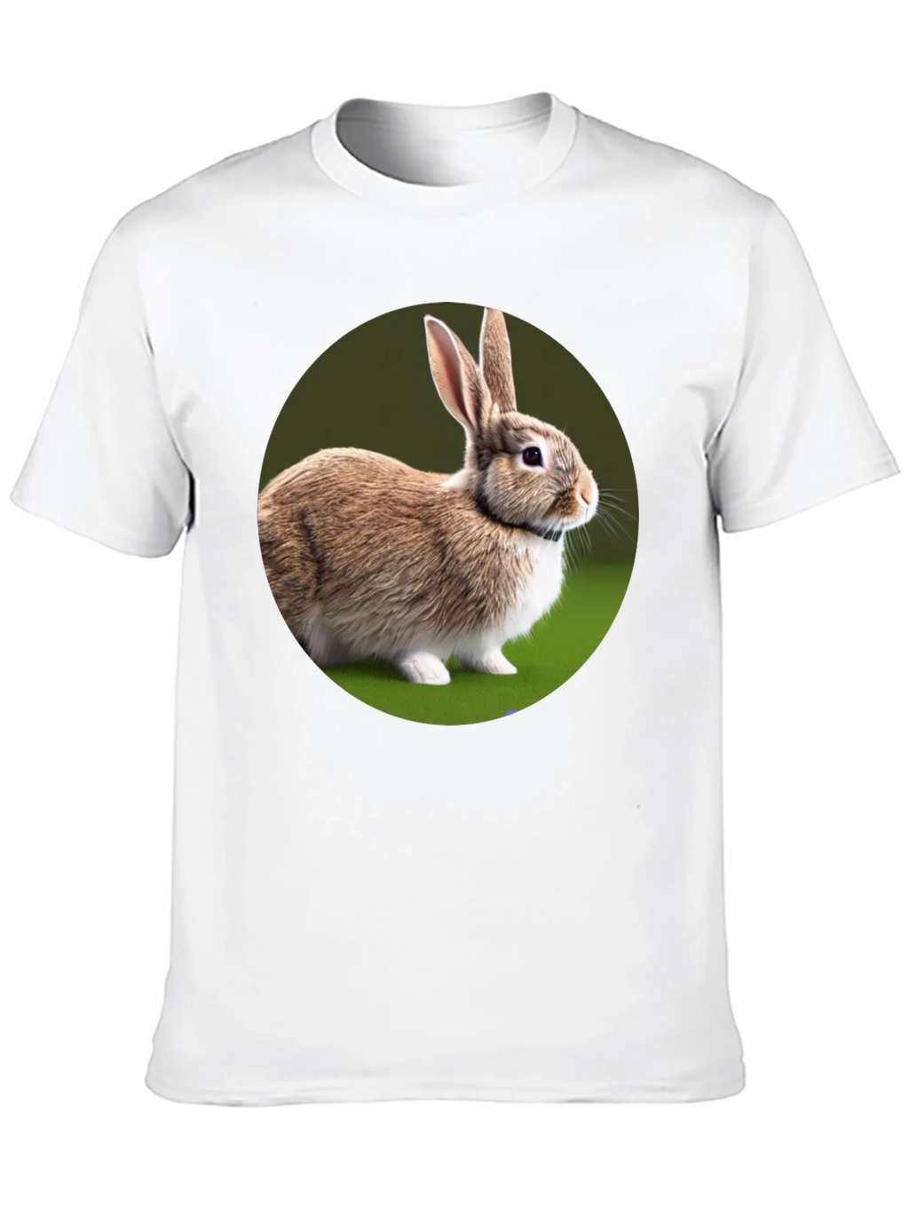Cute Rabbit Graphic Tee - Soft Cotton Black T-Shirt product image 9