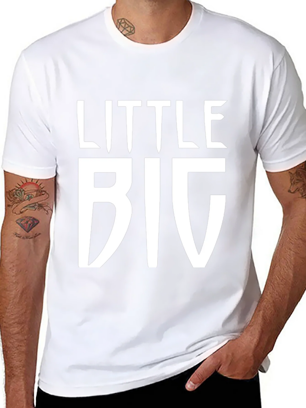 Little Big Black T-Shirt - Novelty Graphic Tee product image 7