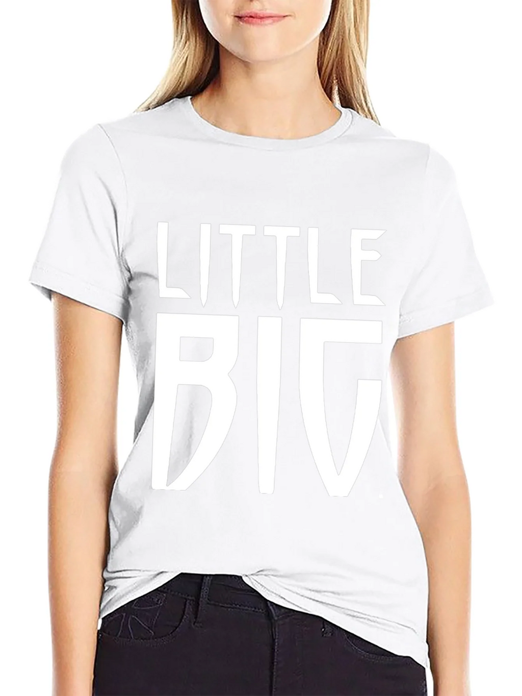 Little Big Black T-Shirt - Novelty Graphic Tee product image 8