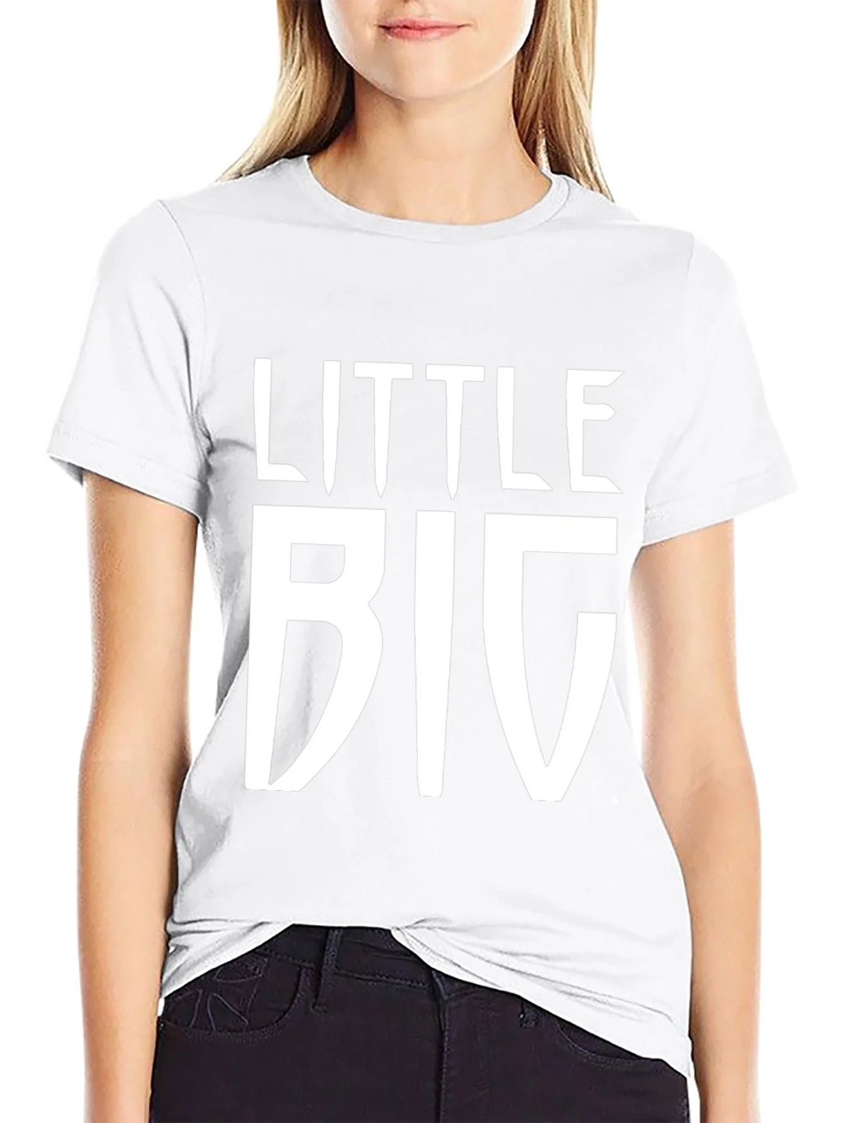 Little Big Black T-Shirt - Novelty Graphic Tee product image 8