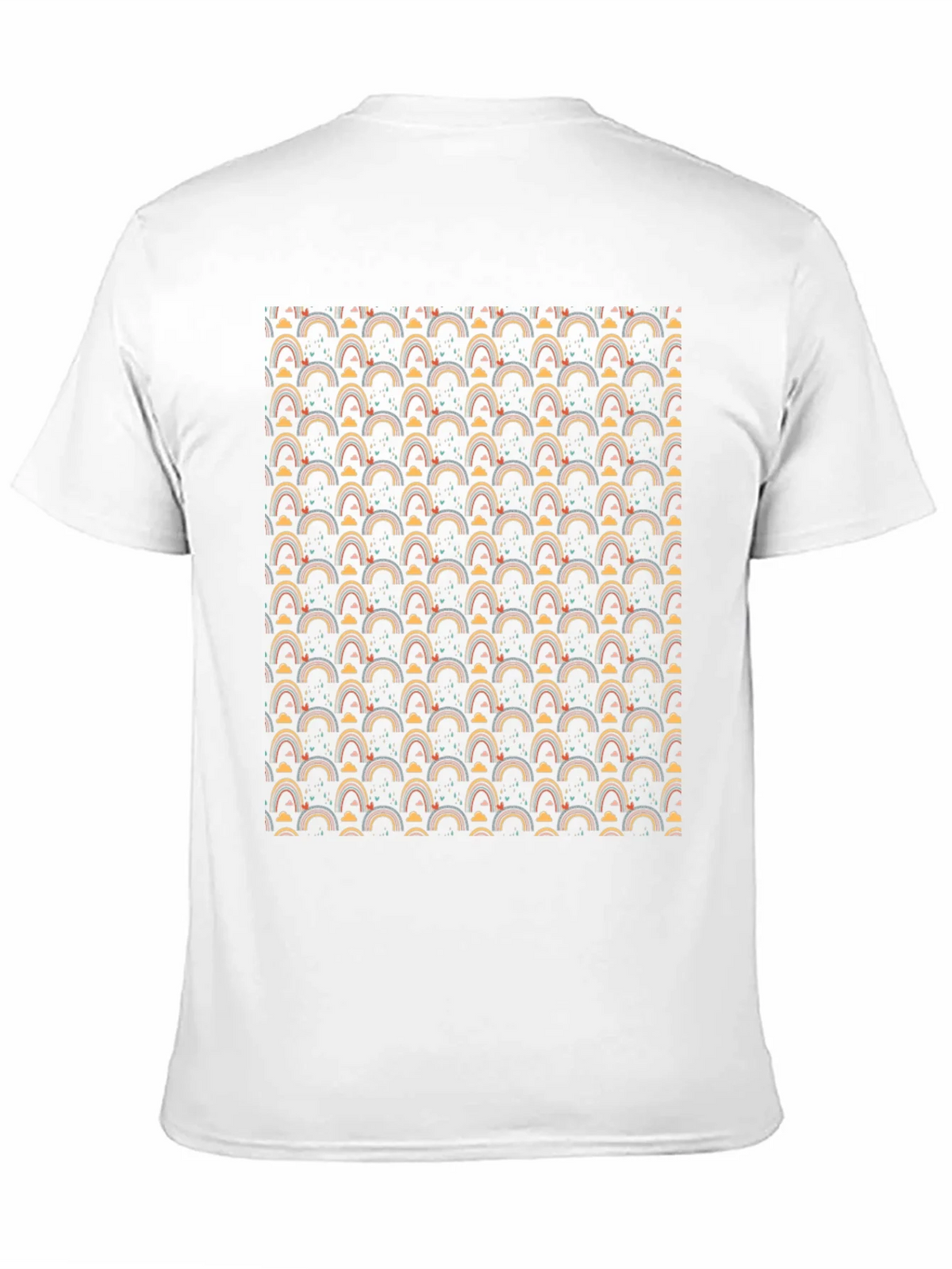 Rainbow Pattern Crew Neck T-Shirt product image 10