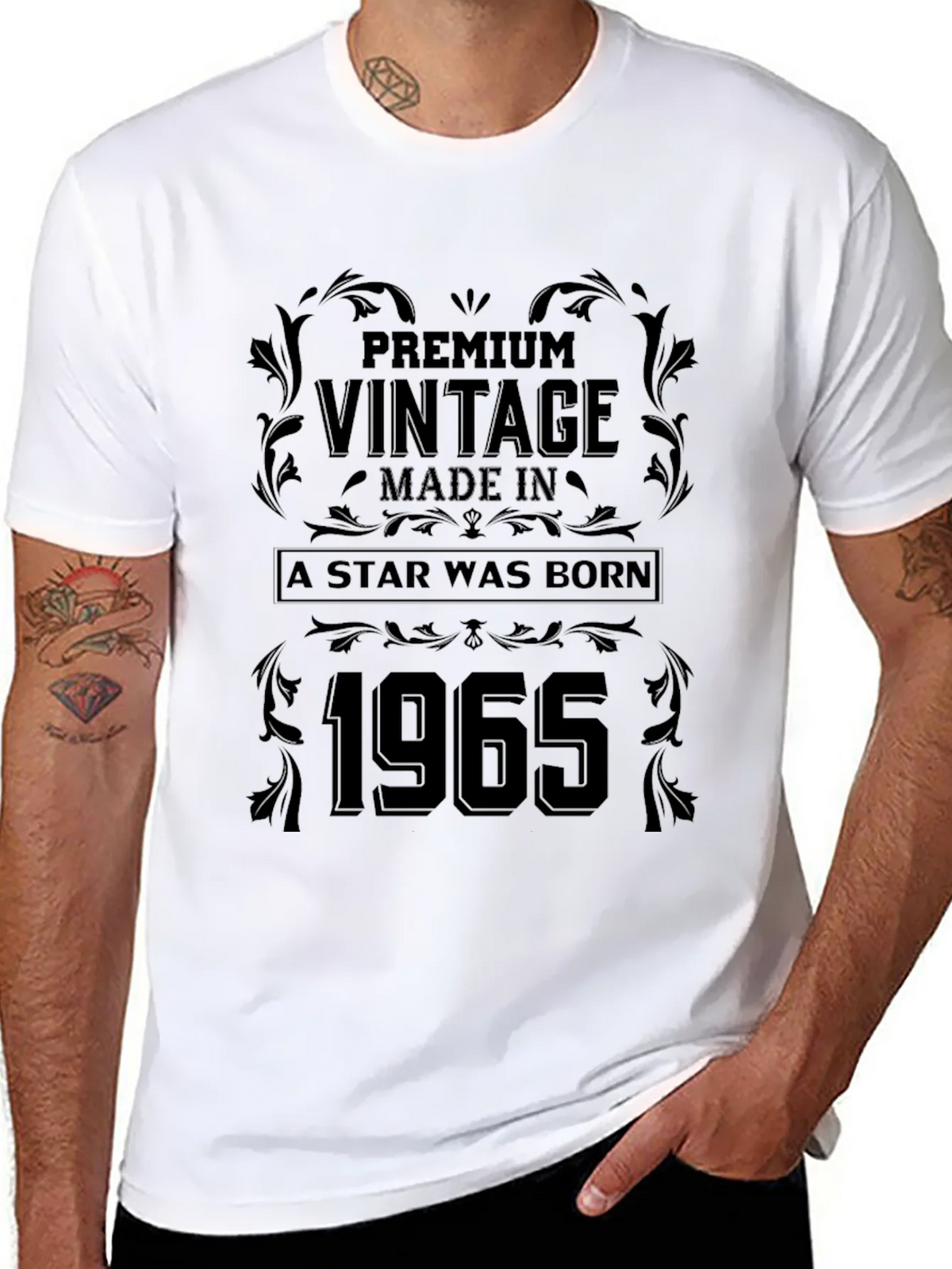 Premium Vintage 1965 Birthday T-Shirt product image 7