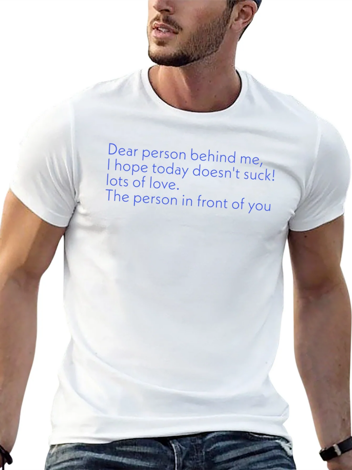 Funny Dear Person Behind Me Graphic Tee product image 12