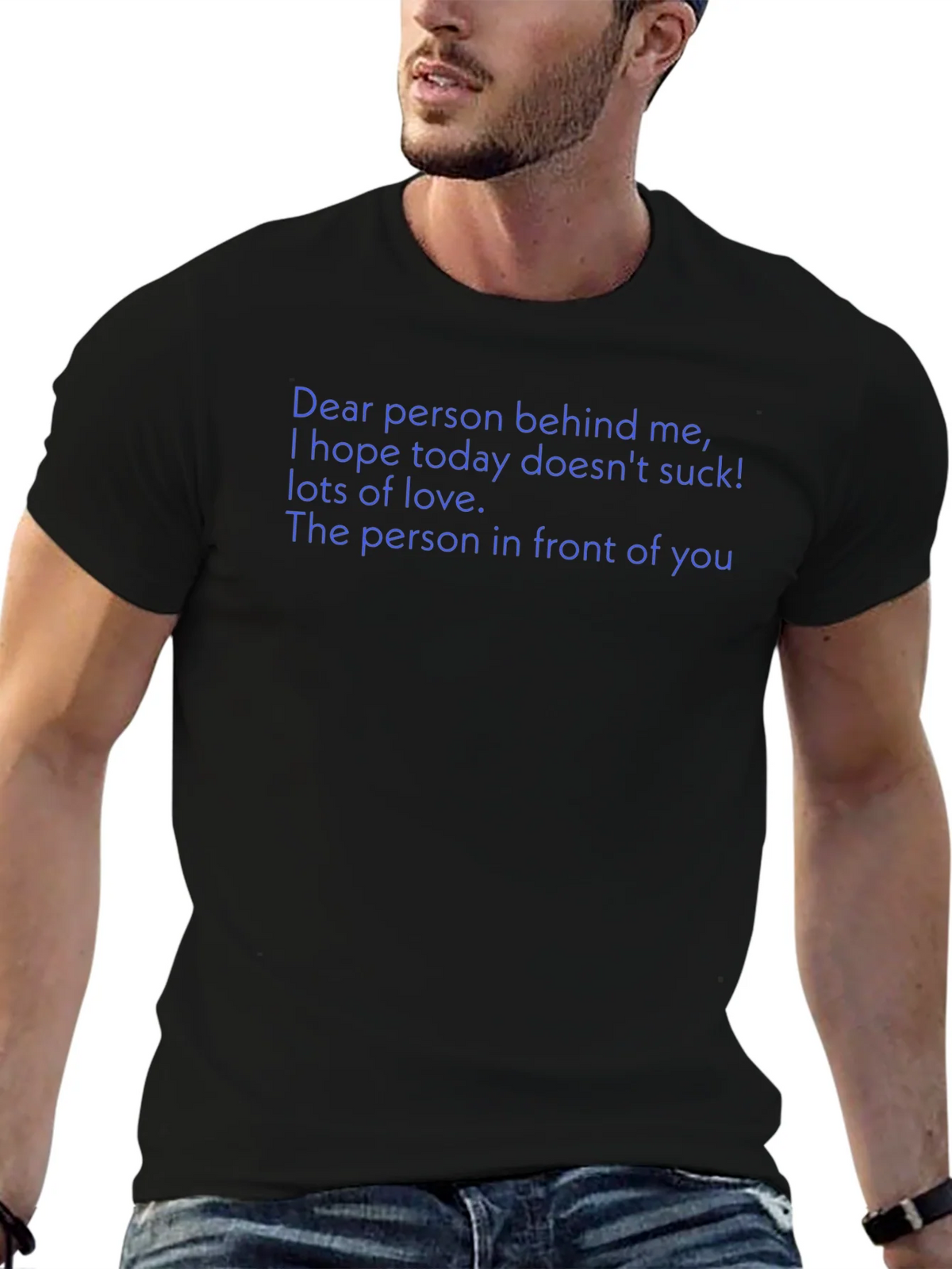 Funny Dear Person Behind Me Graphic Tee product image 6