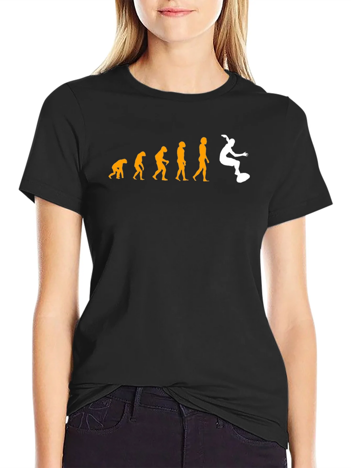 Evolution of Surfing T-Shirt - Black product image 2