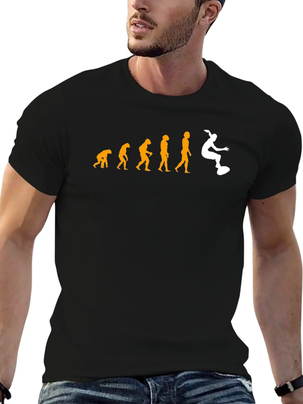 Evolution of Surfing T-Shirt - Black product image 6