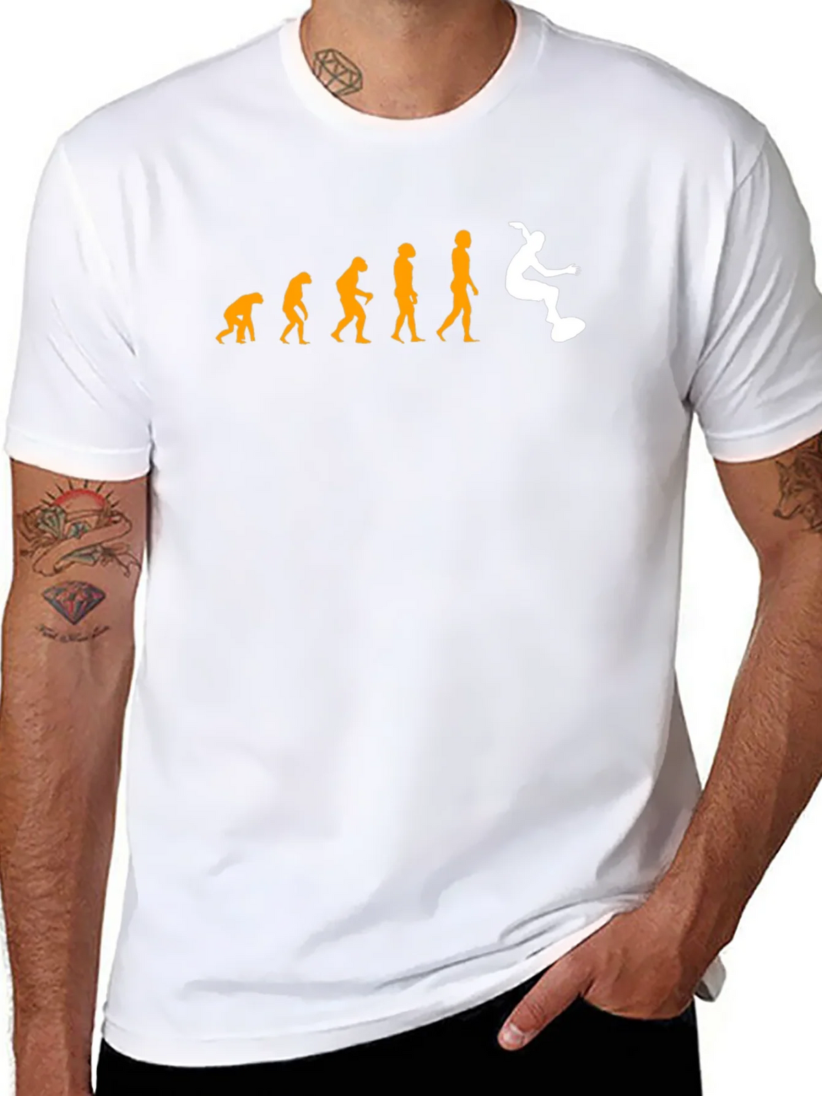 Evolution of Surfing T-Shirt - Black product image 7