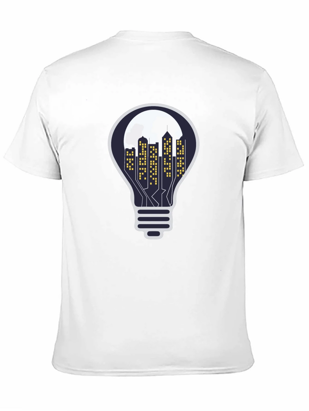 Cityscape Light Bulb T-Shirt product image 7