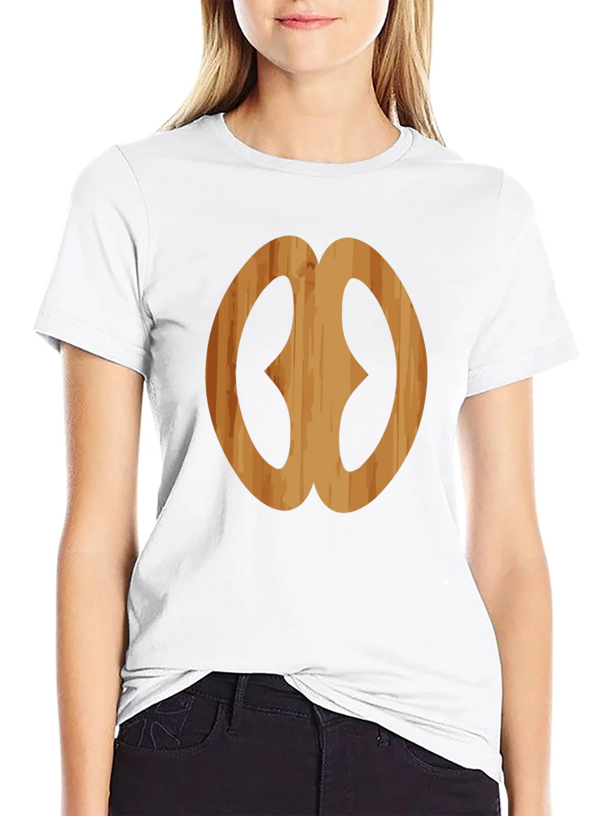 Wooden Adinkra Symbol Black T-Shirt product image 1