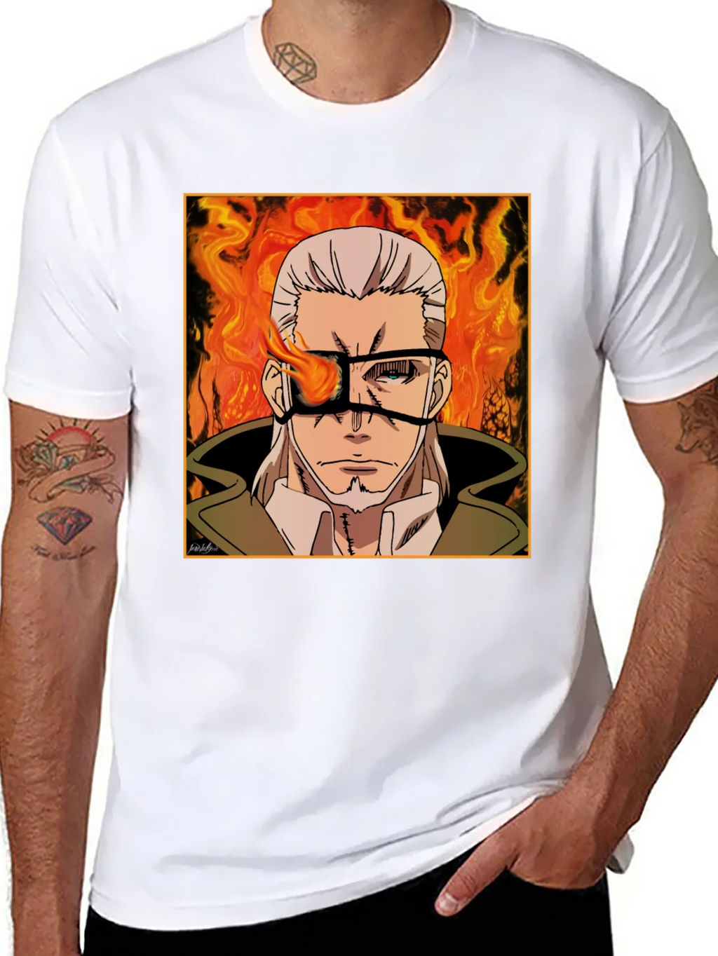 Fire Force Captain Barrett T-Shirt product image 7