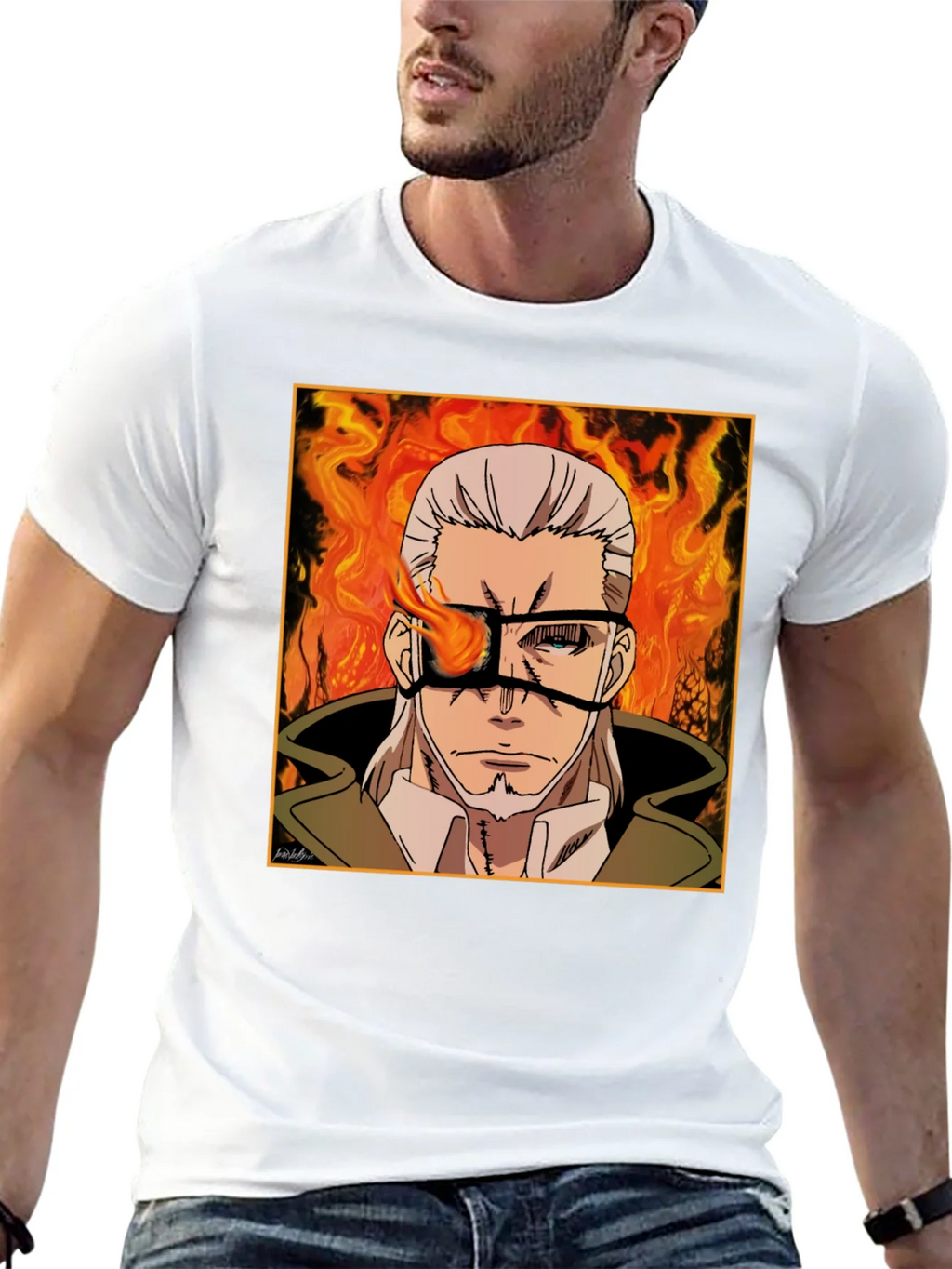 Fire Force Captain Barrett T-Shirt product image 12