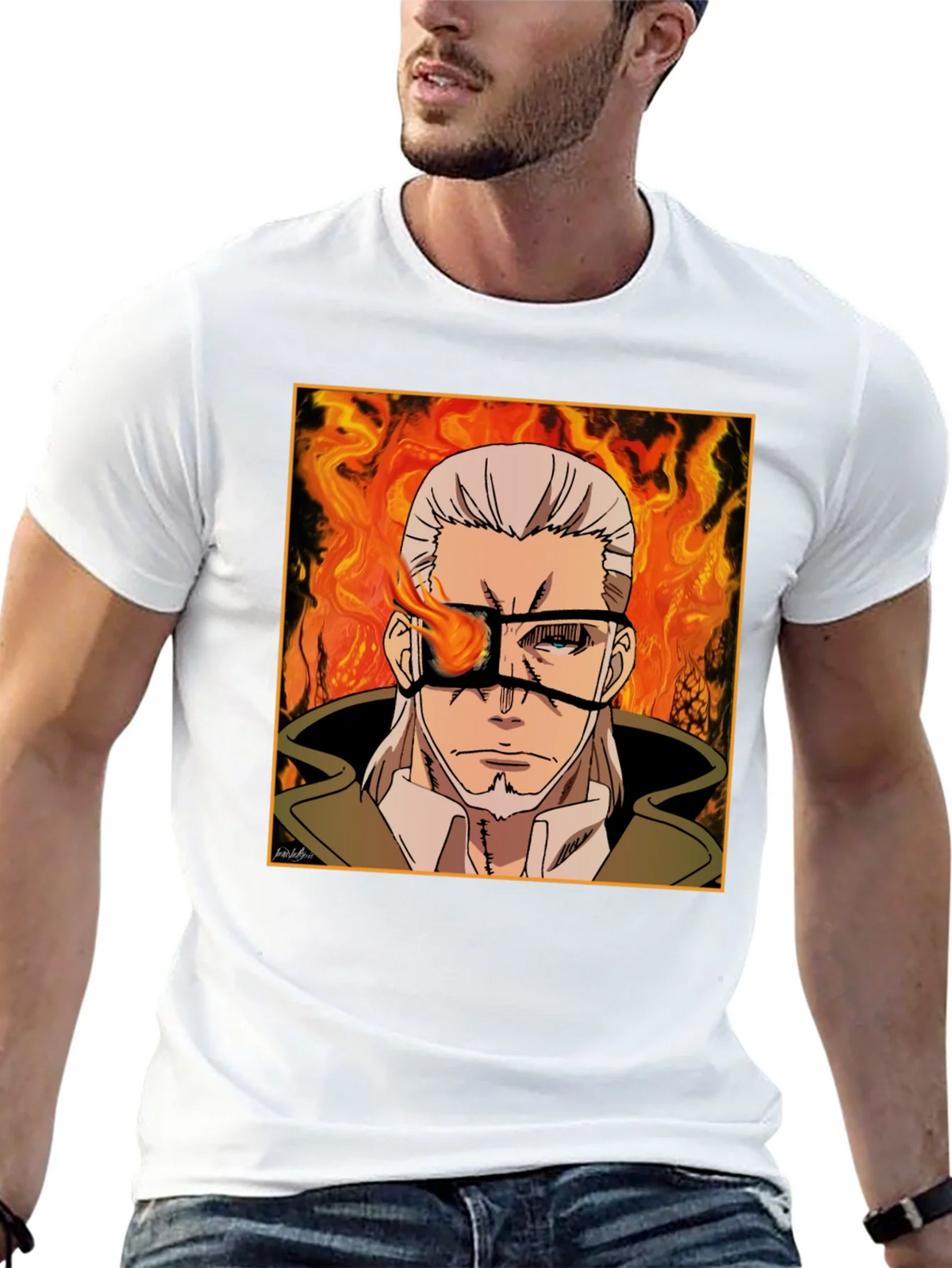 Fire Force Captain Barrett T-Shirt product image 12