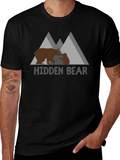Hidden Bear Graphic Tee - Nature Lovers Comfort product image 1