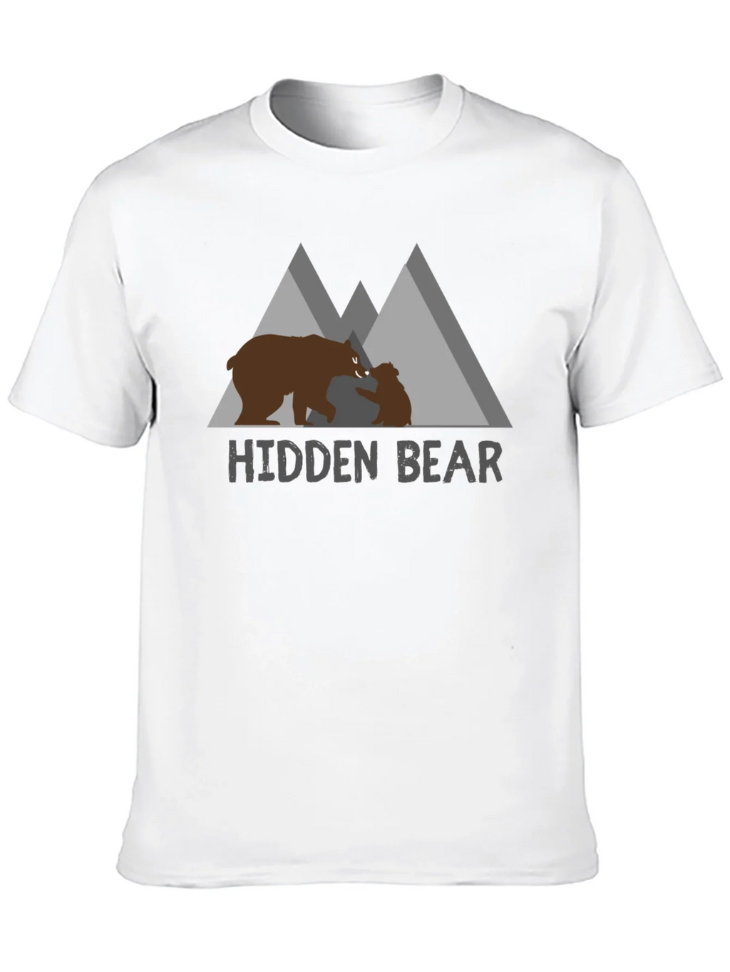 Hidden Bear Graphic Tee - Nature Lovers Comfort product image 9
