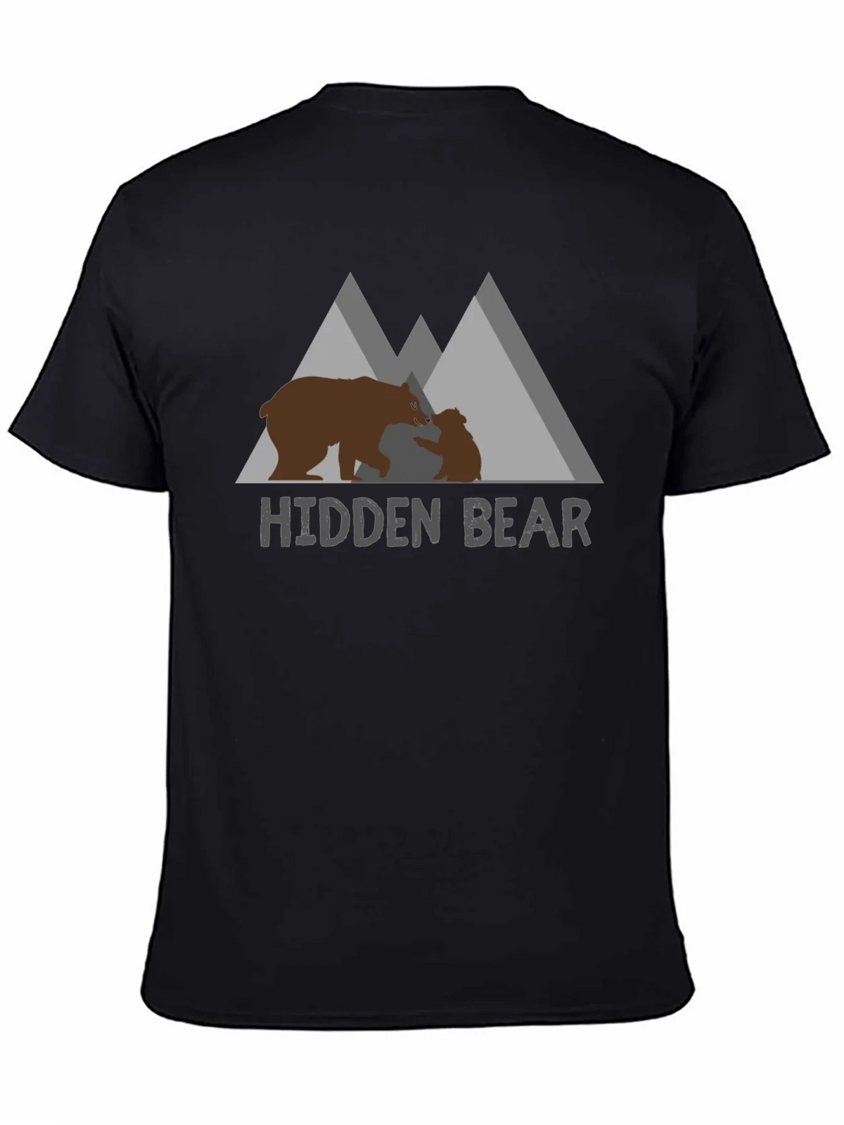 Hidden Bear Graphic Tee - Nature Lovers Comfort product image 4