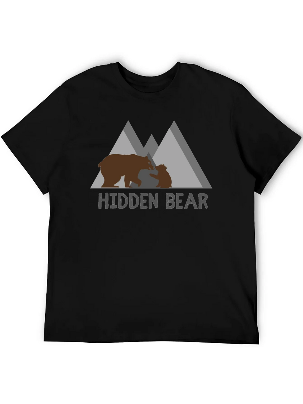 Hidden Bear Graphic Tee - Nature Lovers Comfort product image 5